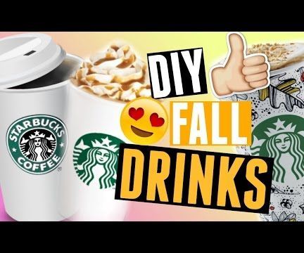 DIY Starbucks Fall Drinks