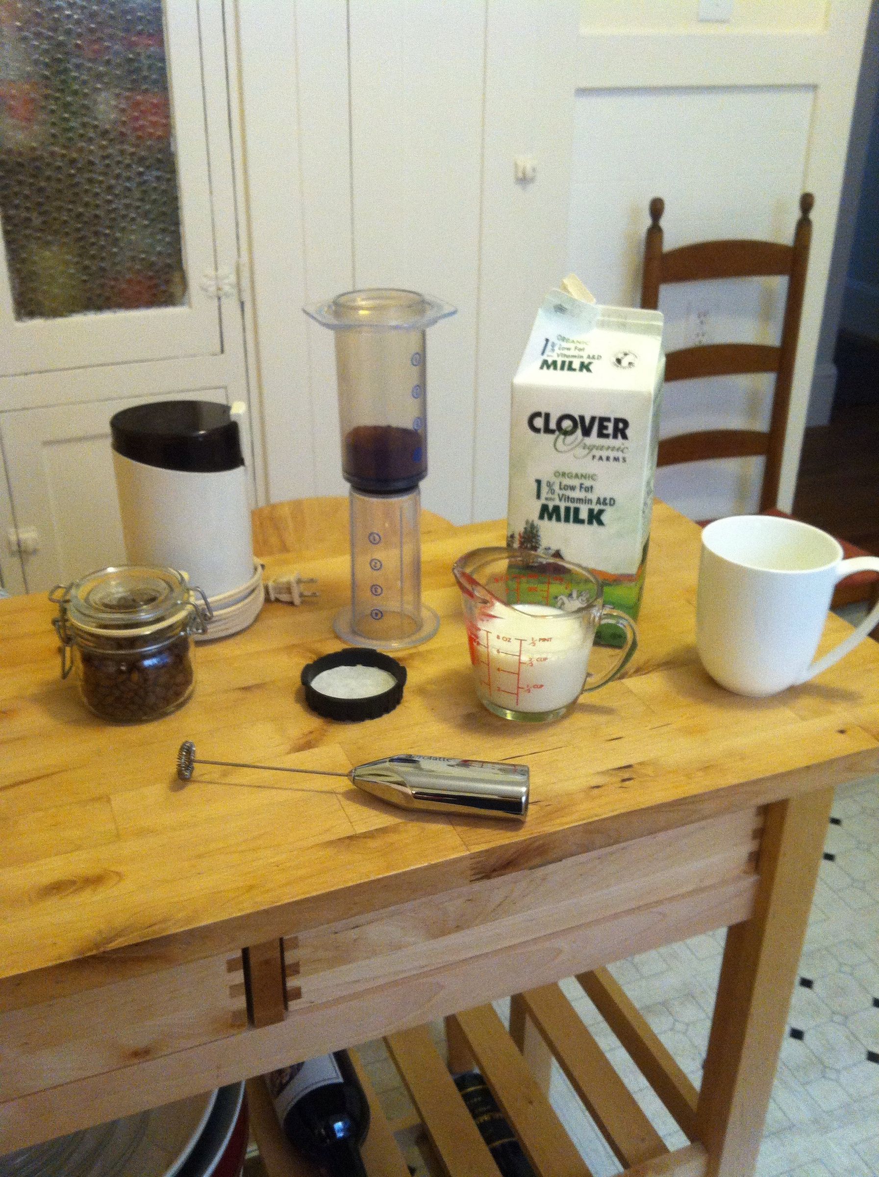 My Best Espresso Machineless Latte