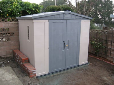 Ground Pad for Storage Shed