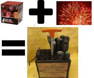 Crackling Small Tool Organizer