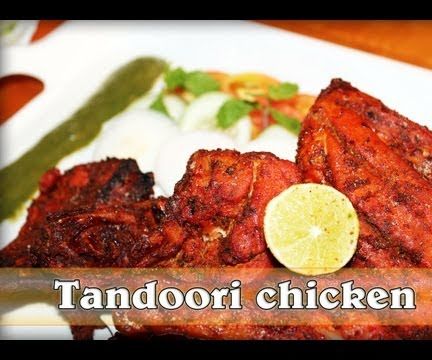 Tandoori Chicken in Microwave (Tandoori Murghi) Indian Grilled/ Roasted Chicken in Microwave