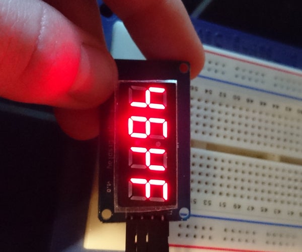 Capacitance Meter With TM1637 Using Arduino.