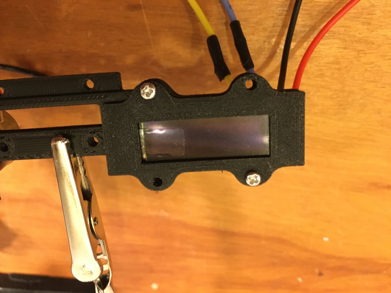 Assembly: Attach the Potentiometers and the OLED Display to the Potentiometer Rack