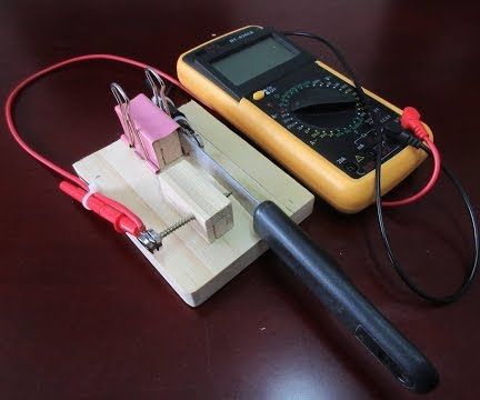 Morse Code Key (and Sounder) Made From Steak-knife and Multi-tester