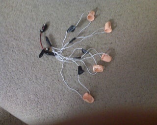 Finger Lights for Night Time Communication for the Deaf.