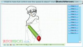 How to Draw Robin (Young Justice)