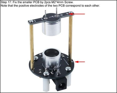 Fix the Smaller PCB by 2pcs M2*4mm Screw
