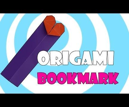  DYI: Origami Heart Bookmark Video Tutorial 
