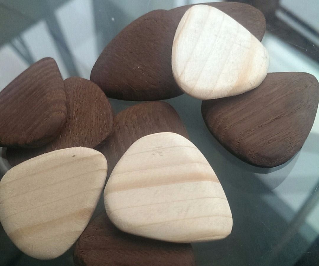 Wooden Guitar Pick