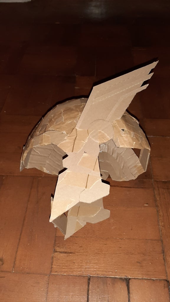 Cardboard Stormbreaker and Thor:Ragnarok Helmet : 5 Steps Instructables Cardboard Stormbreaker and Thor:Ragnarok Helmet : 5 Steps Instructables