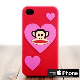 Smiling, Paul Frank Silicone Iphone 4 Case
