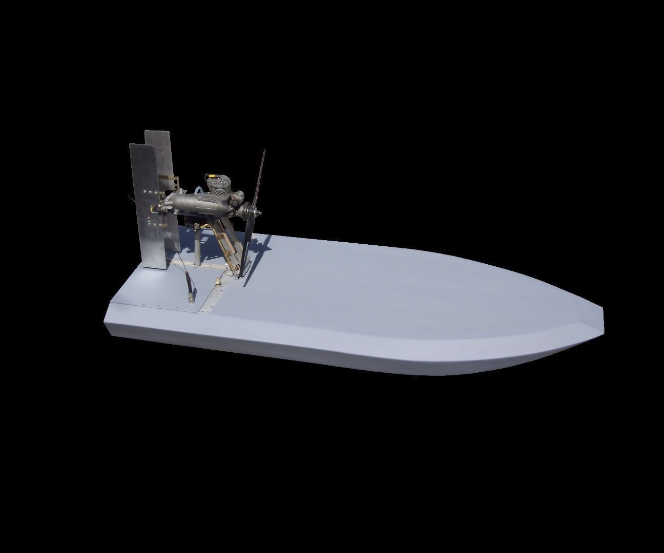 Rc Airboat From an Old Door