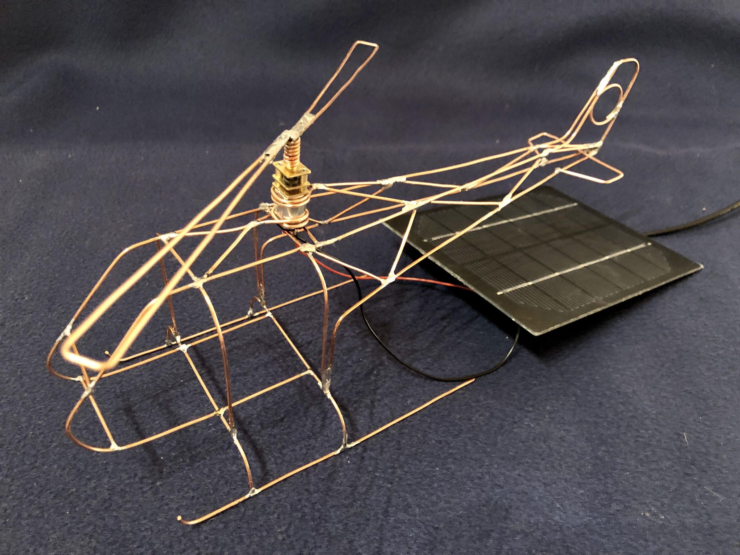 Helicopter Battery/Solar Wire Bending 11 Steps (with Pictures