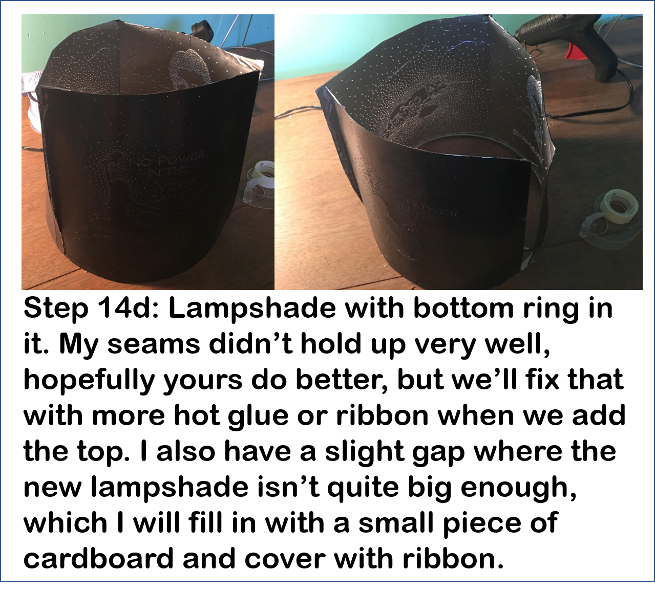 Personalized "Geeky" Lampshade From Cardboard 22 Steps (with Pictures