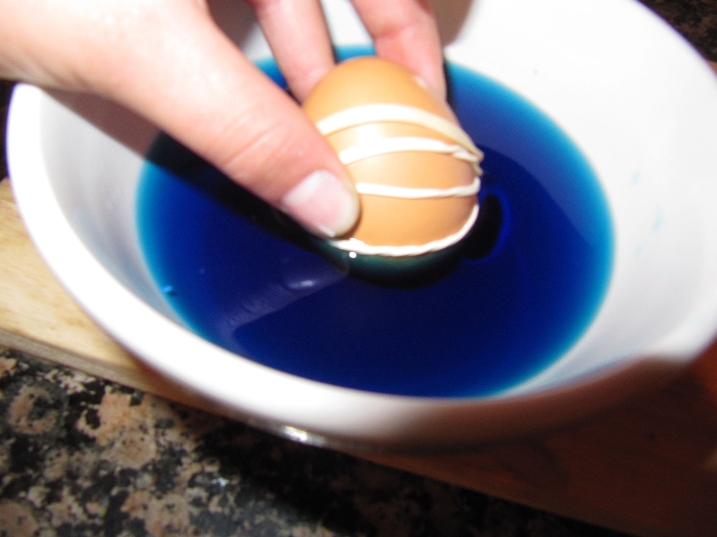 Marbleized Rubber Band Eggs 5 Steps Instructables