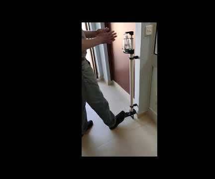 (Mostly) 3D Printed Hands-free Sanitizer Dispenser