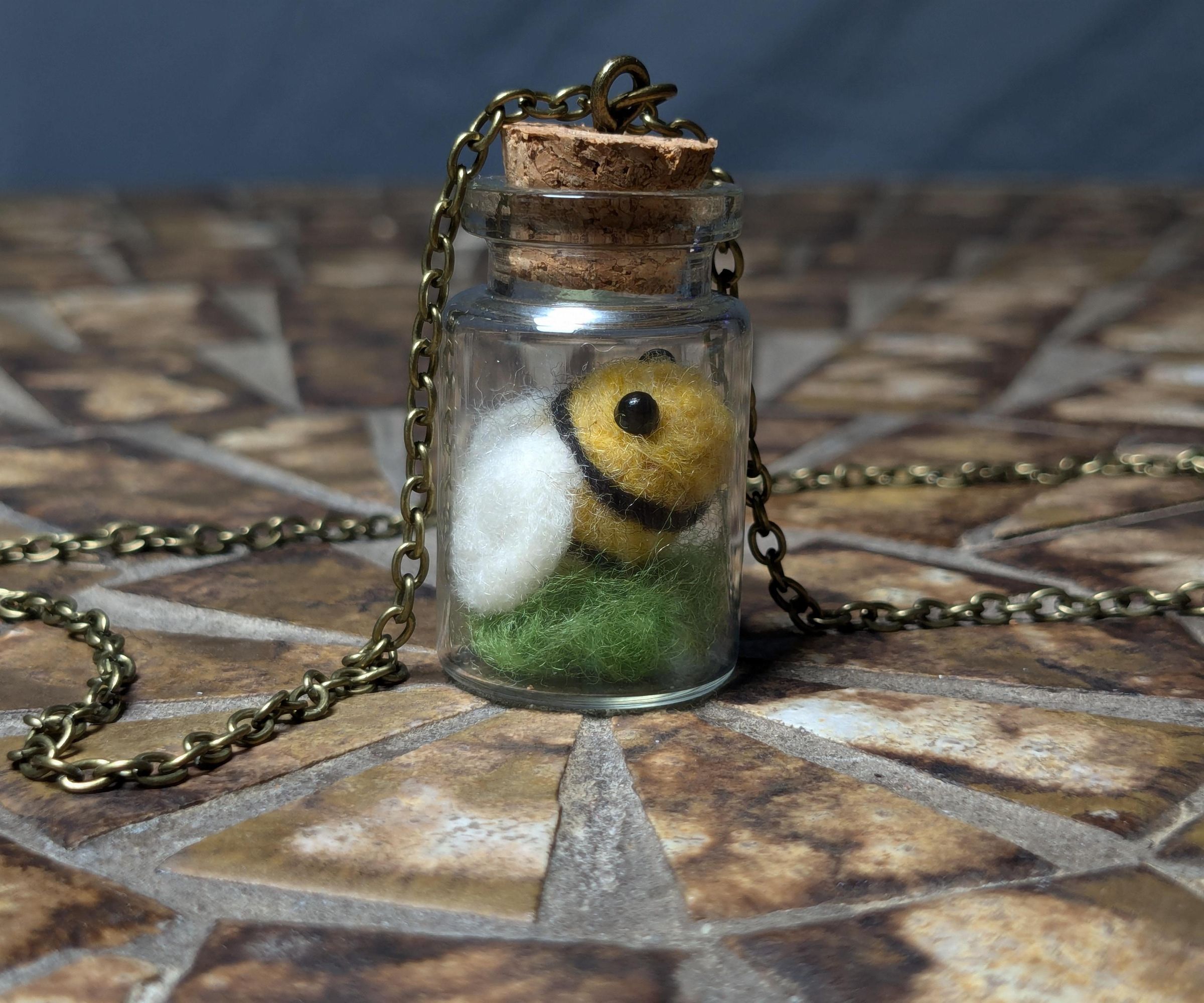Bee in a Bottle Charm