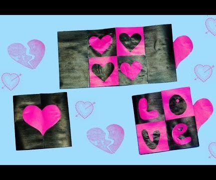 Craft Ideas DIY MAGIC CARD WITH DISAPPEARING MESSAGE (tutorial). DIY Card.  Love Card / Julia DIY