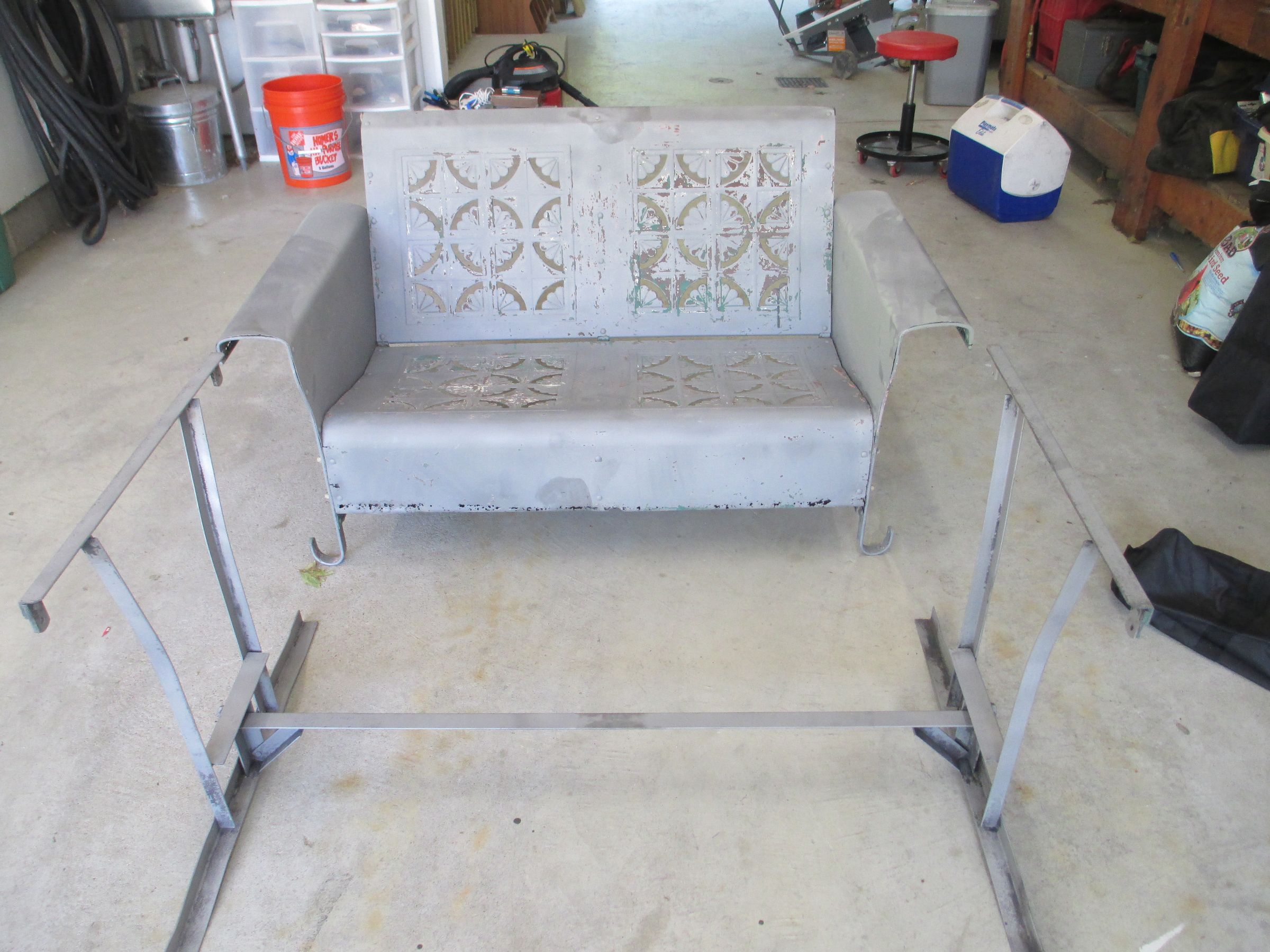 Vintage Metal Glider Refurbished 10 Steps (with Pictures) Instructables