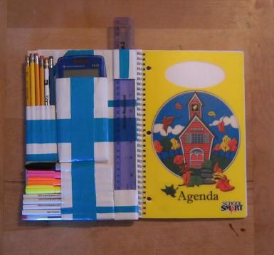 Duct Tape Assignment Notebook Organizer (A.N.O)