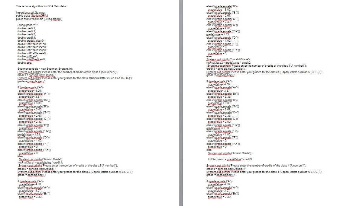 Create GPA Calculator in Java Application Program - Instructables