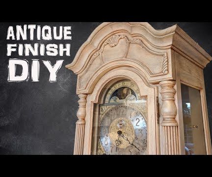 How to Antique Furniture With Glaze - a DIY Made Easy #GildingWax