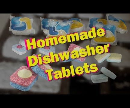 How to Make Homemade Dishwasher Tablets 