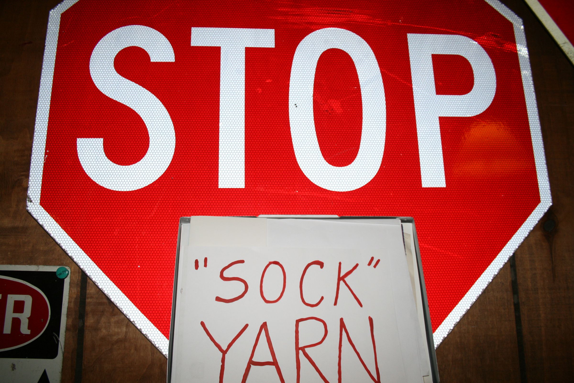 "Sock" Yarn,   Yarn Made of Socks!