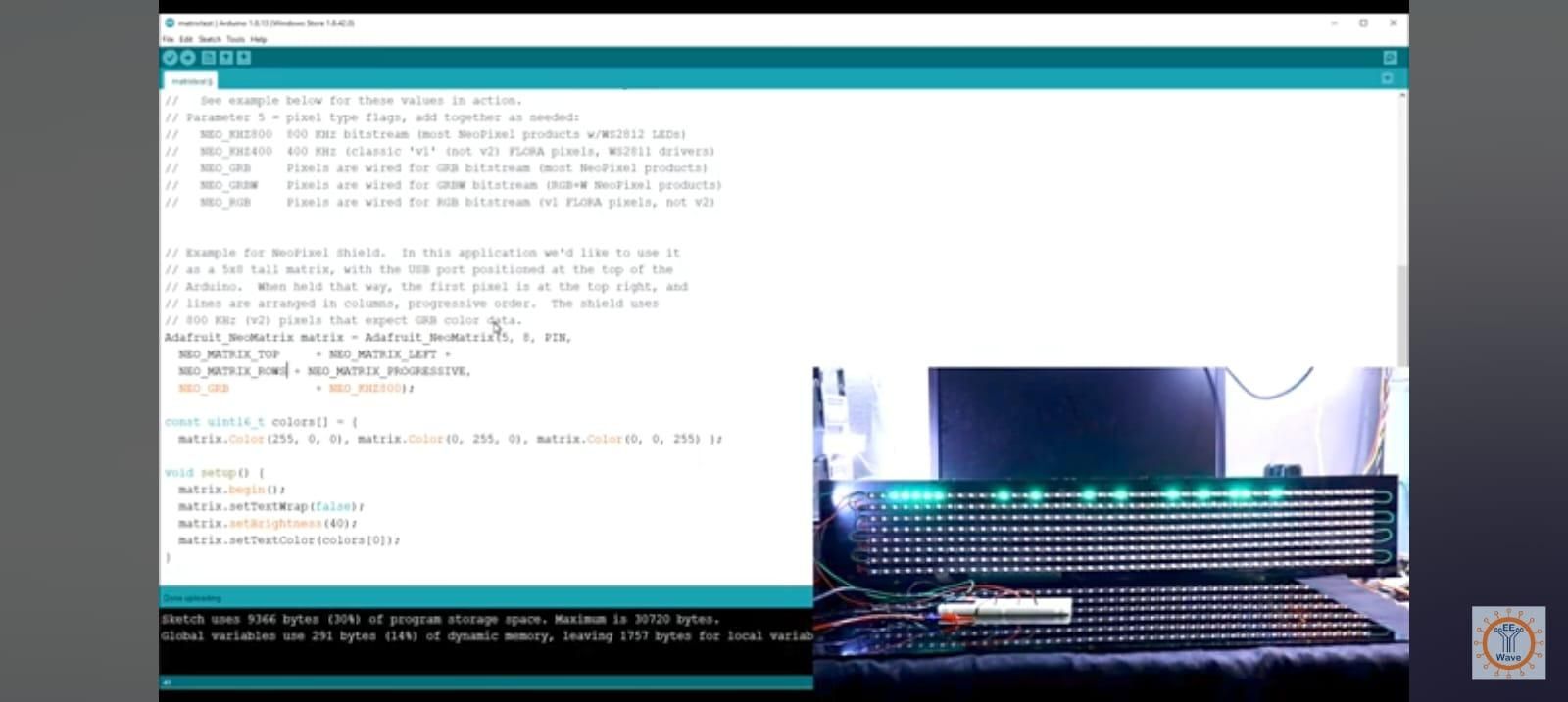 TUTORIAL RUNNING TEXT LED ! : 6 Steps - Instructables