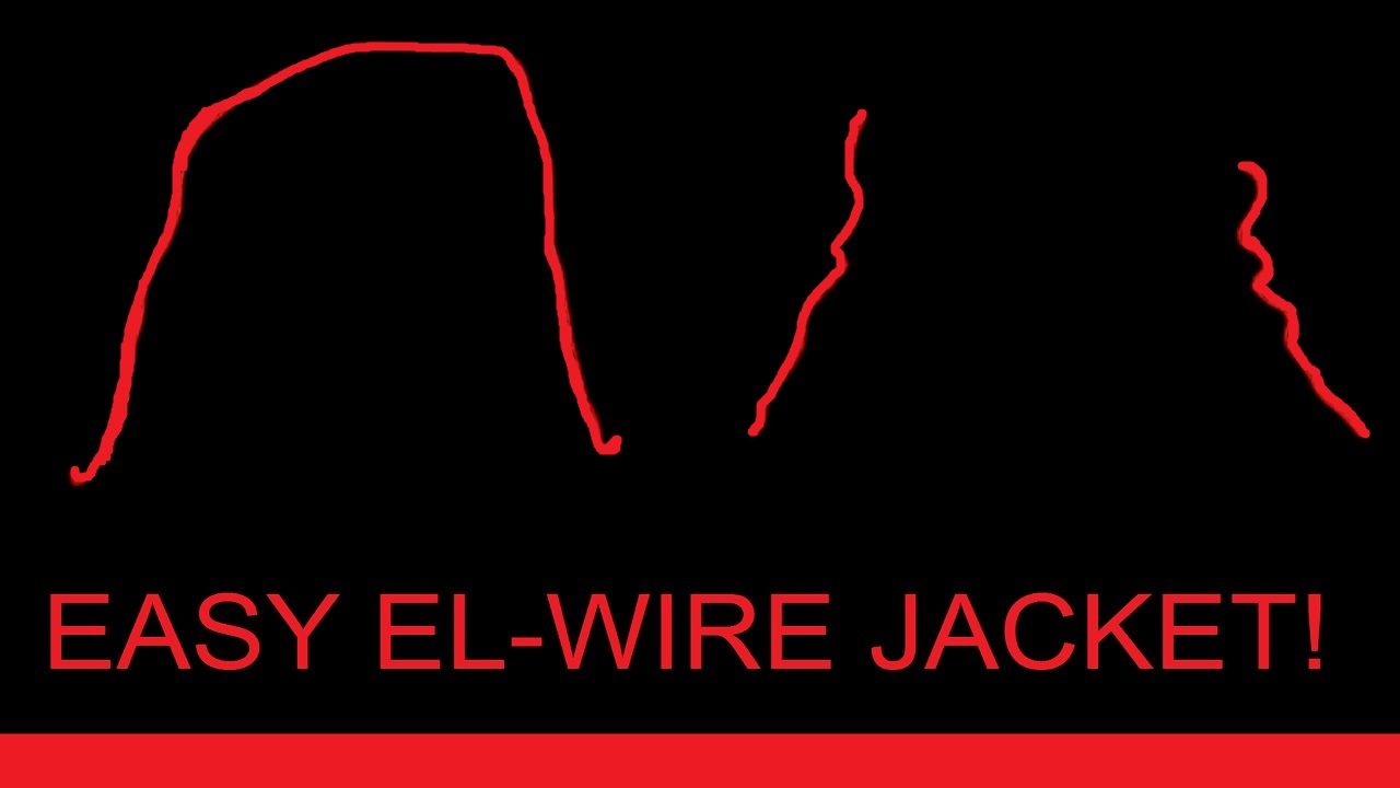 Glowing EL Wire Jacket!