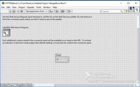 Thermistor Web Service Part 2