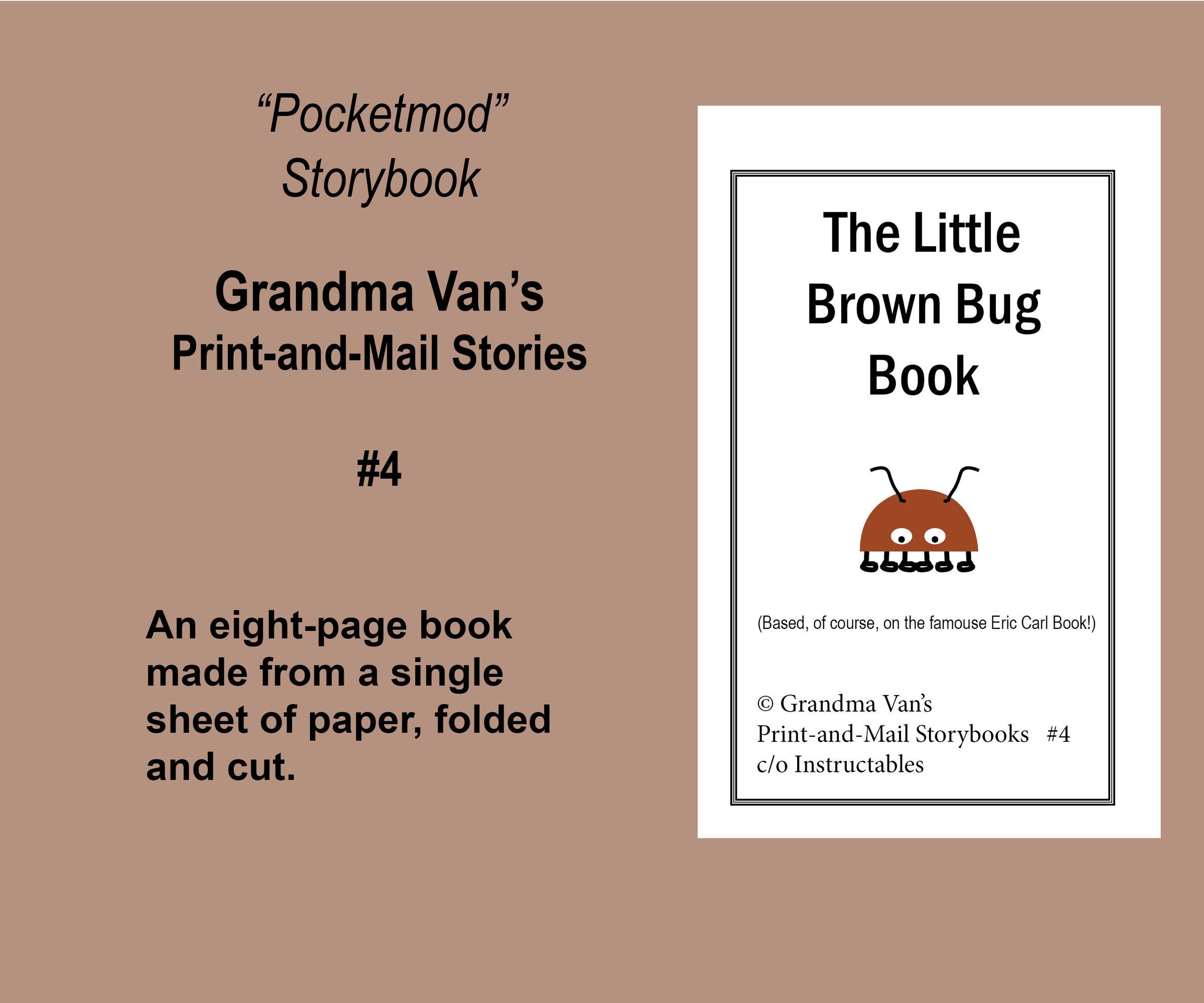 "Pocketmod" Storybook ( #4)