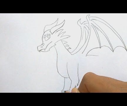 How to Draw a Dragon Step by Step and Easy