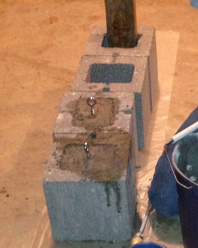 Concrete weight blocks