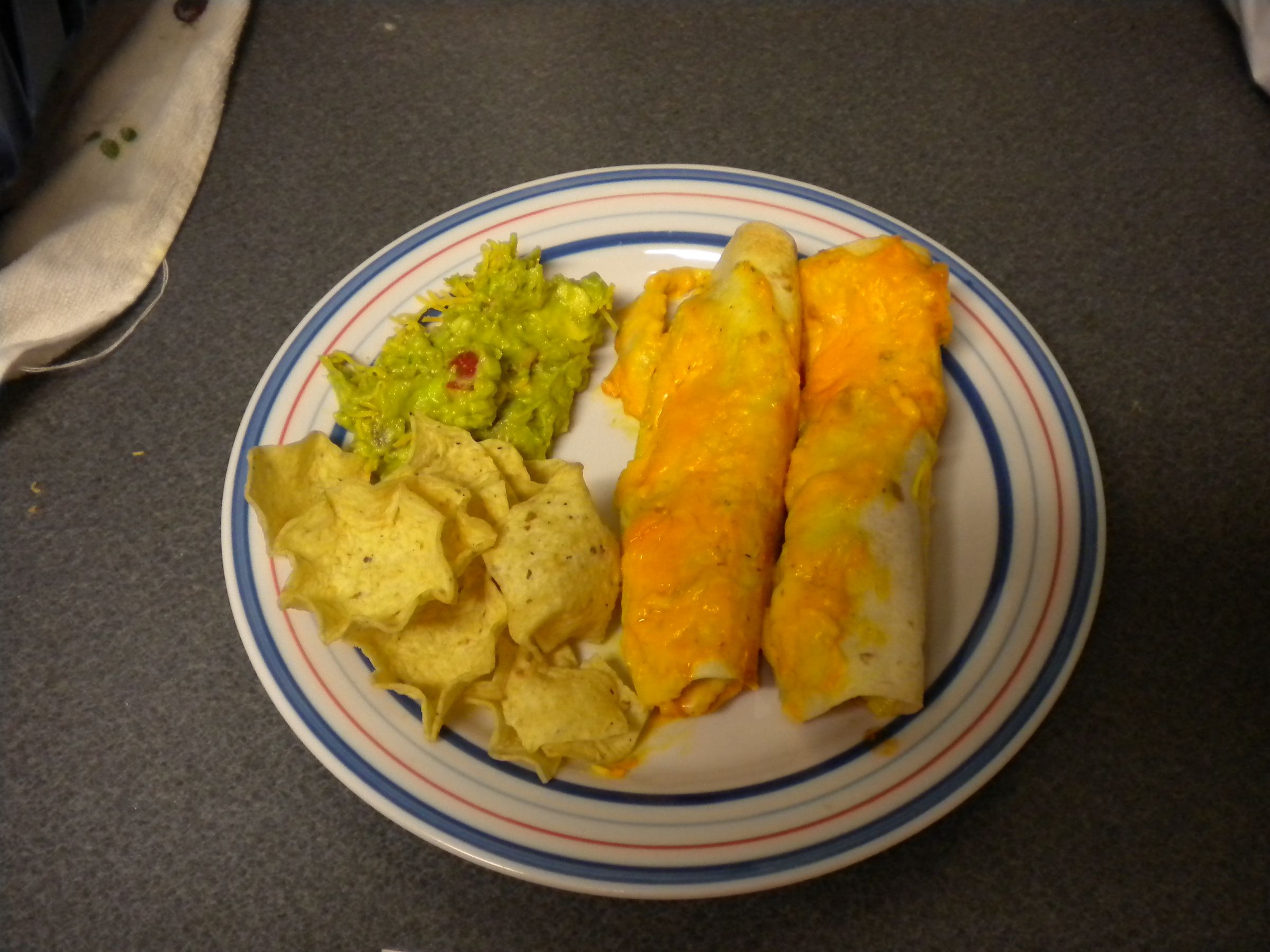 How to Make Buffalo Chicken Enchiladas With Guacamole