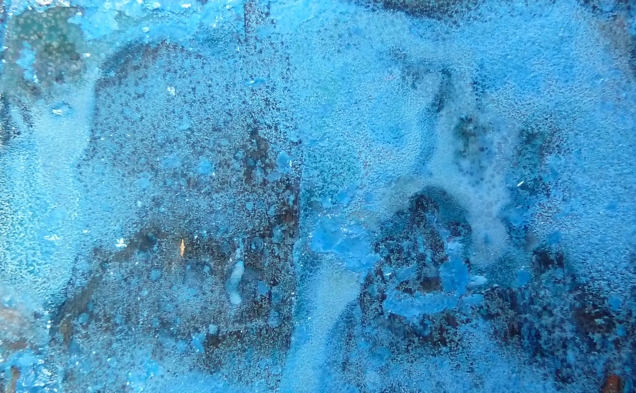 Blue Patina on Copper