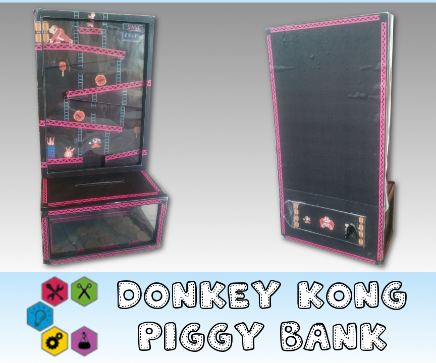 How to Make a Donkey Kong Coin Drop Piggy Bank