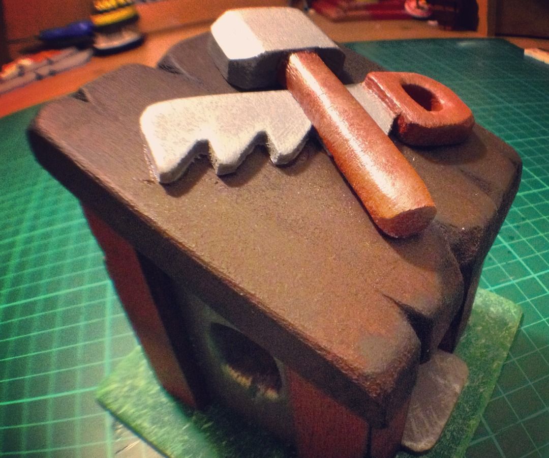 Making a Builders Hut From Clash of Clans