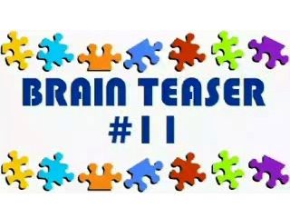 Video Brain Teaser #11