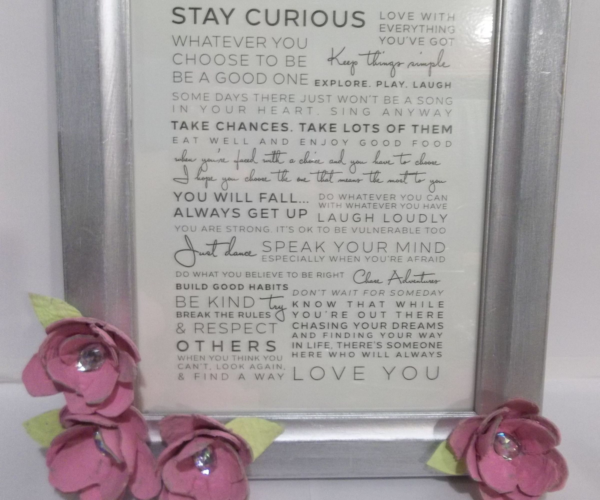 Lovely Upcycled Frame
