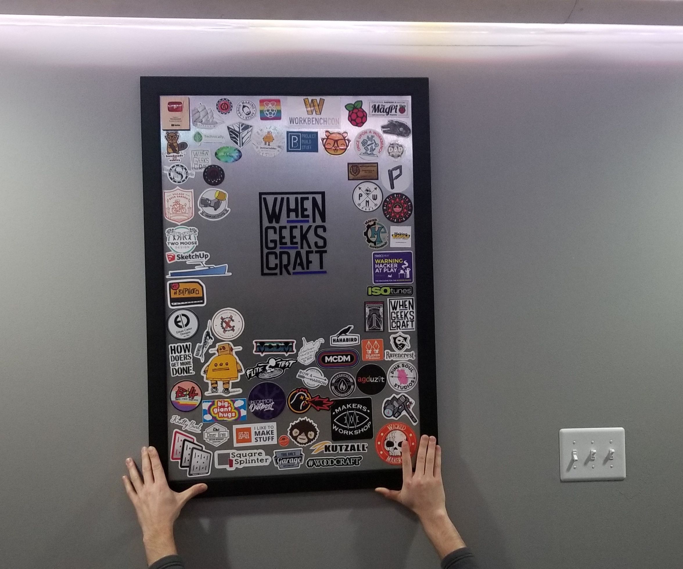 Simple Magnet Sticker Board