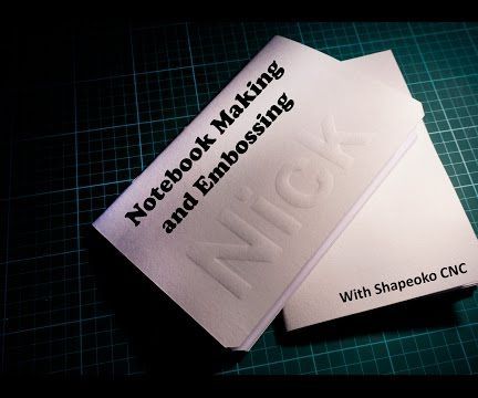 How to Make a Notebook and Emboss It