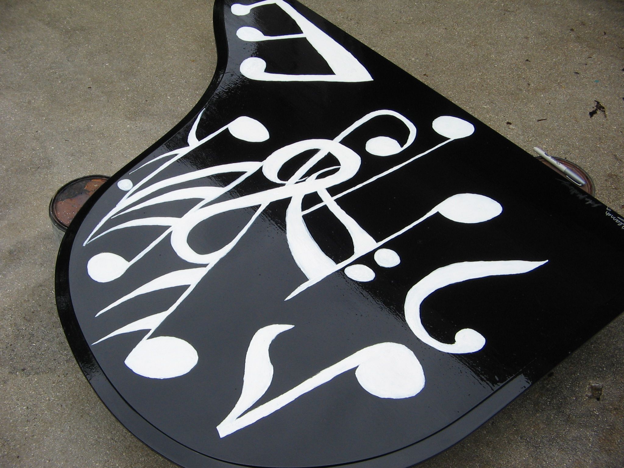 Piano Lid Coffee Table