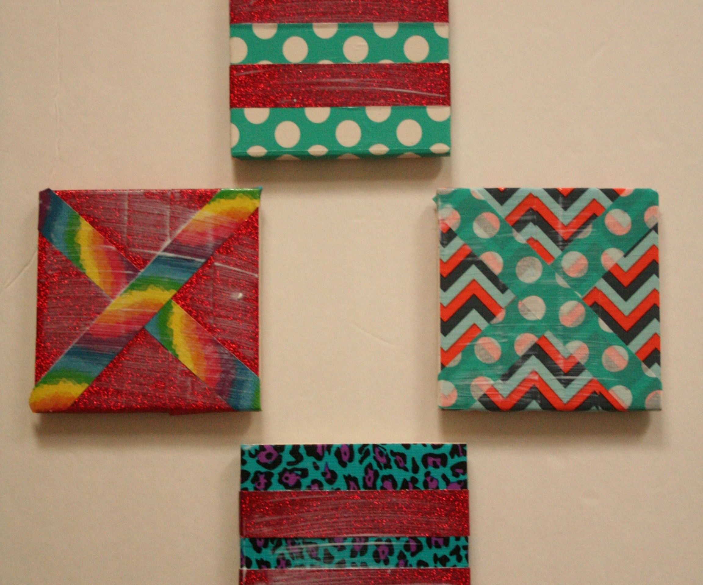 Decorative Tape Coasters