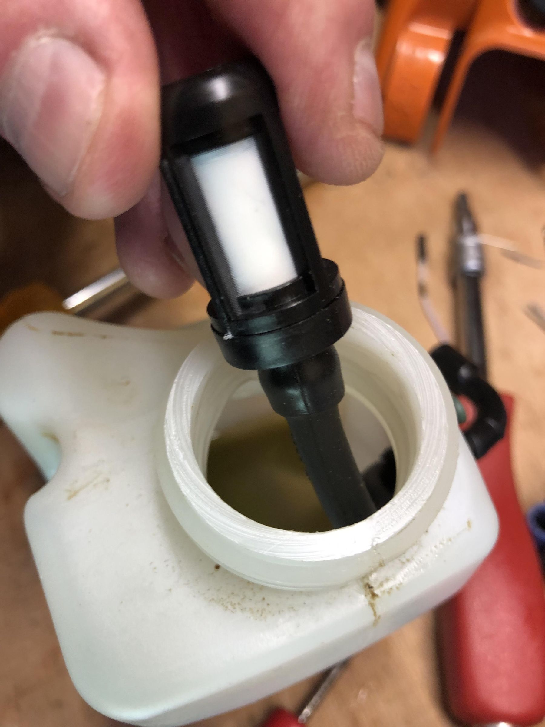 Stihl MS180 Chainsaw Fuel Line and Filter Replacement 3 Steps (with