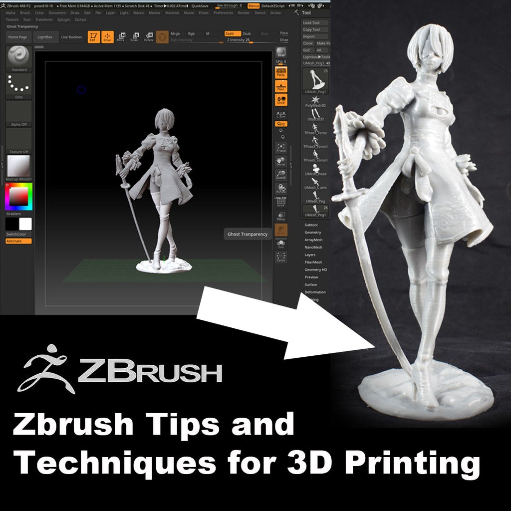 Zbrush Tips and Techniques for 3D Printing : 11 Steps   Instructables Zbrush Tips and Techniques for 3D Printing : 11 Steps   Instructables