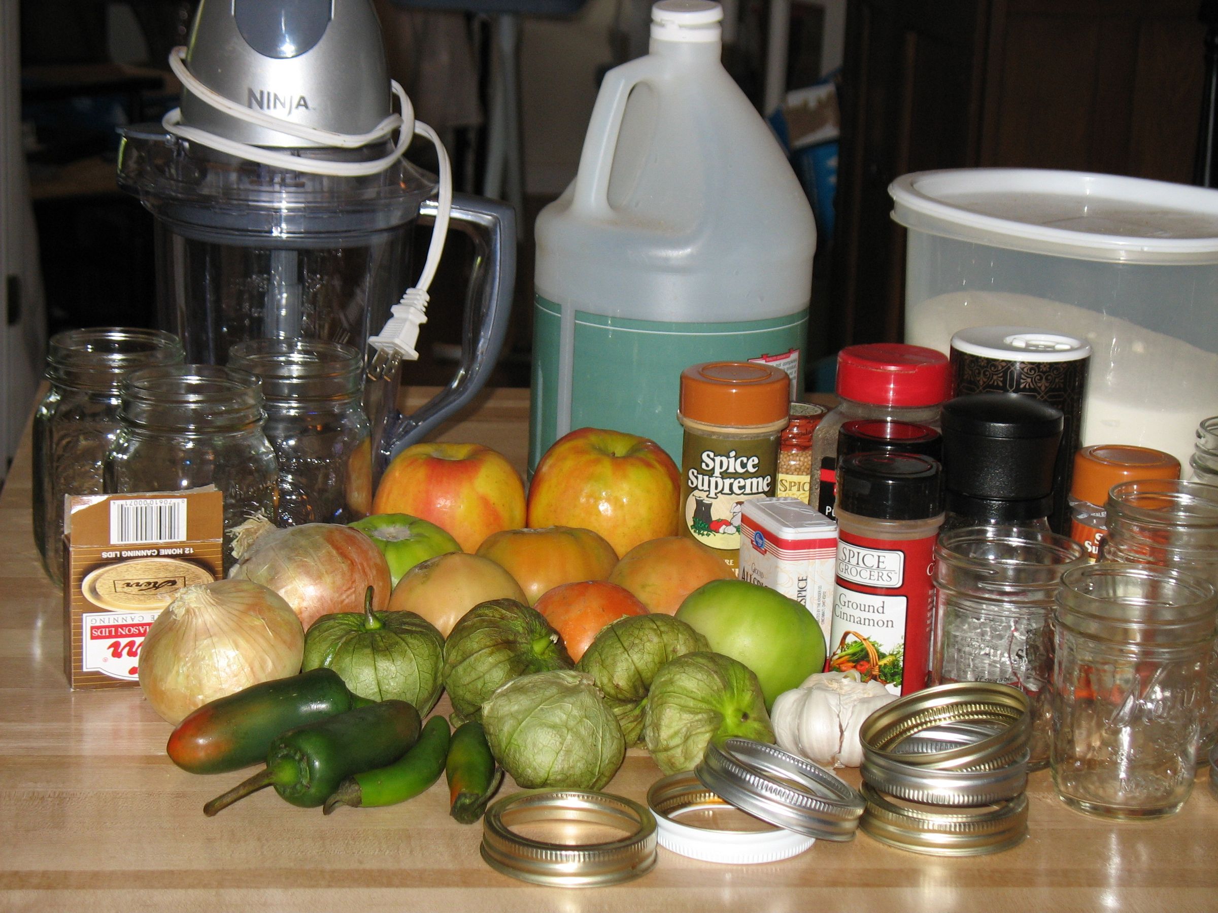 Green Tomato Spicy Relish