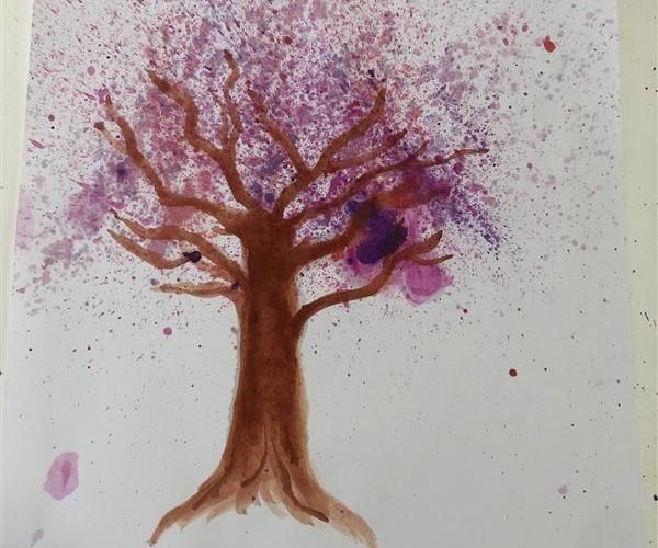How to Make a Tree Using Watercolour!