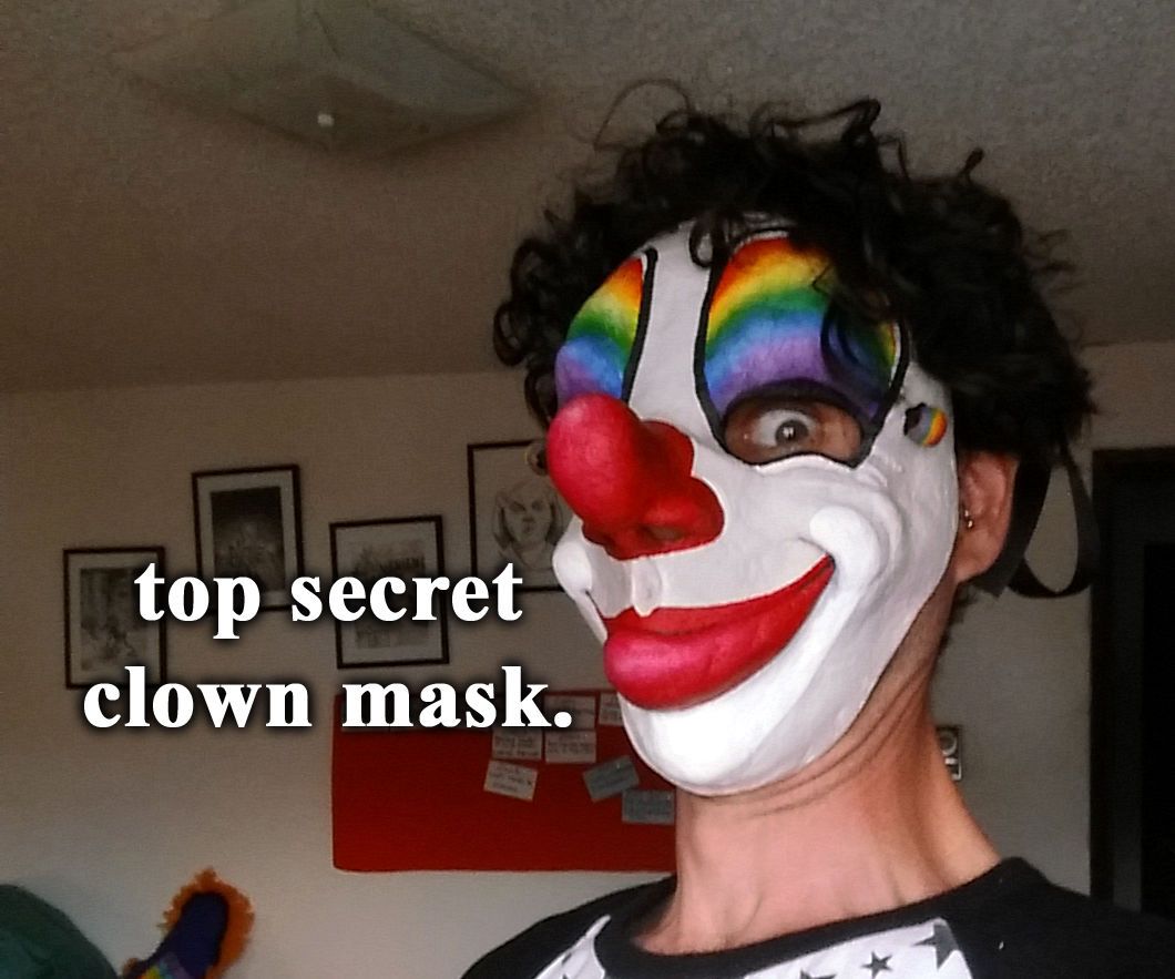 Top Secret Clown Mask
