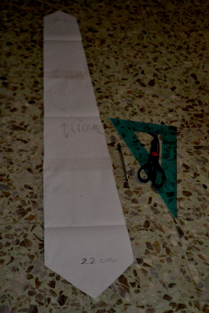 making a neck tie